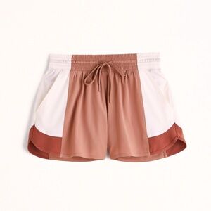 Abercrombie YPB motion TEK High Rise Lined Workout Short | Oat White Combo | XXL